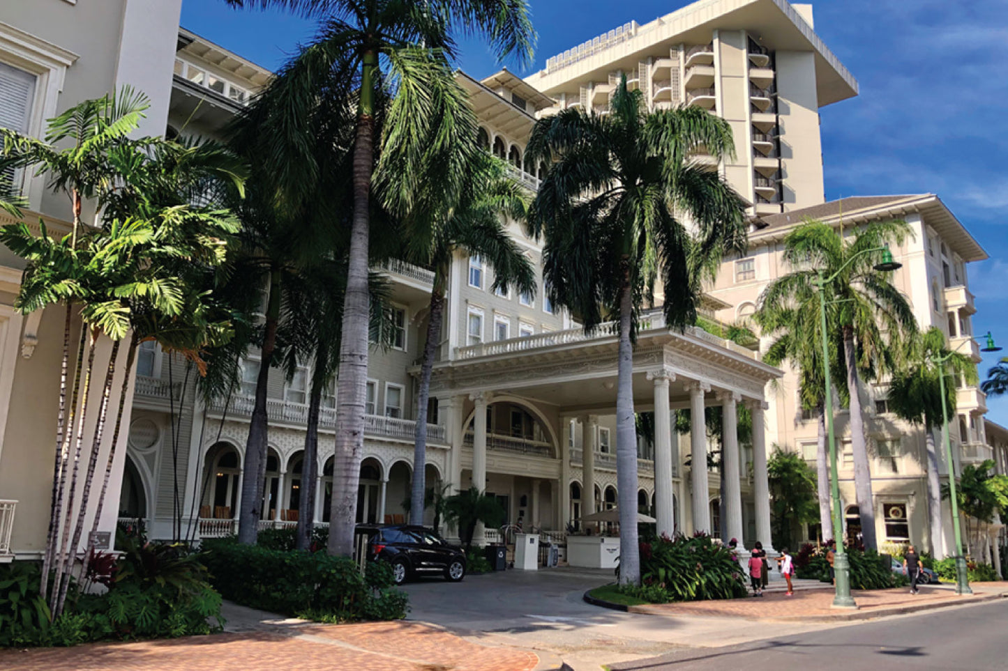 The outside of the Ala Moana Hotel in downtown Honolulu, Hi and Waikiki