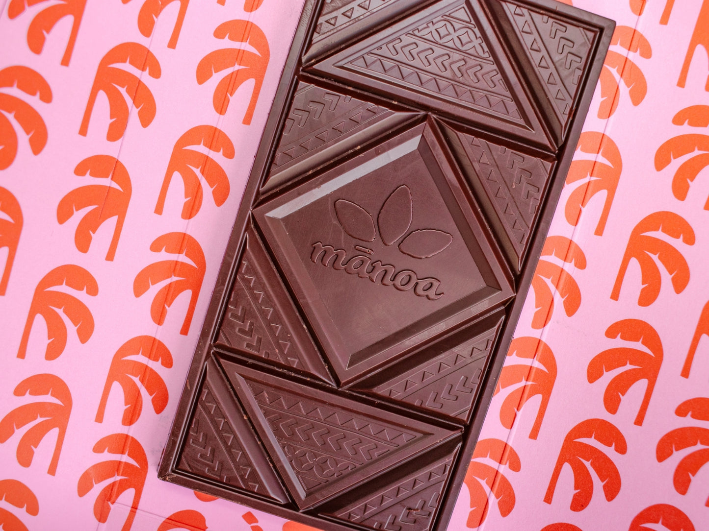 Manoa dark chocolate bar