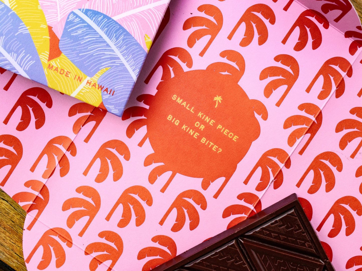 Dark chocolate bar packaging designed by Lauryn Gordines of Ellemsee Media