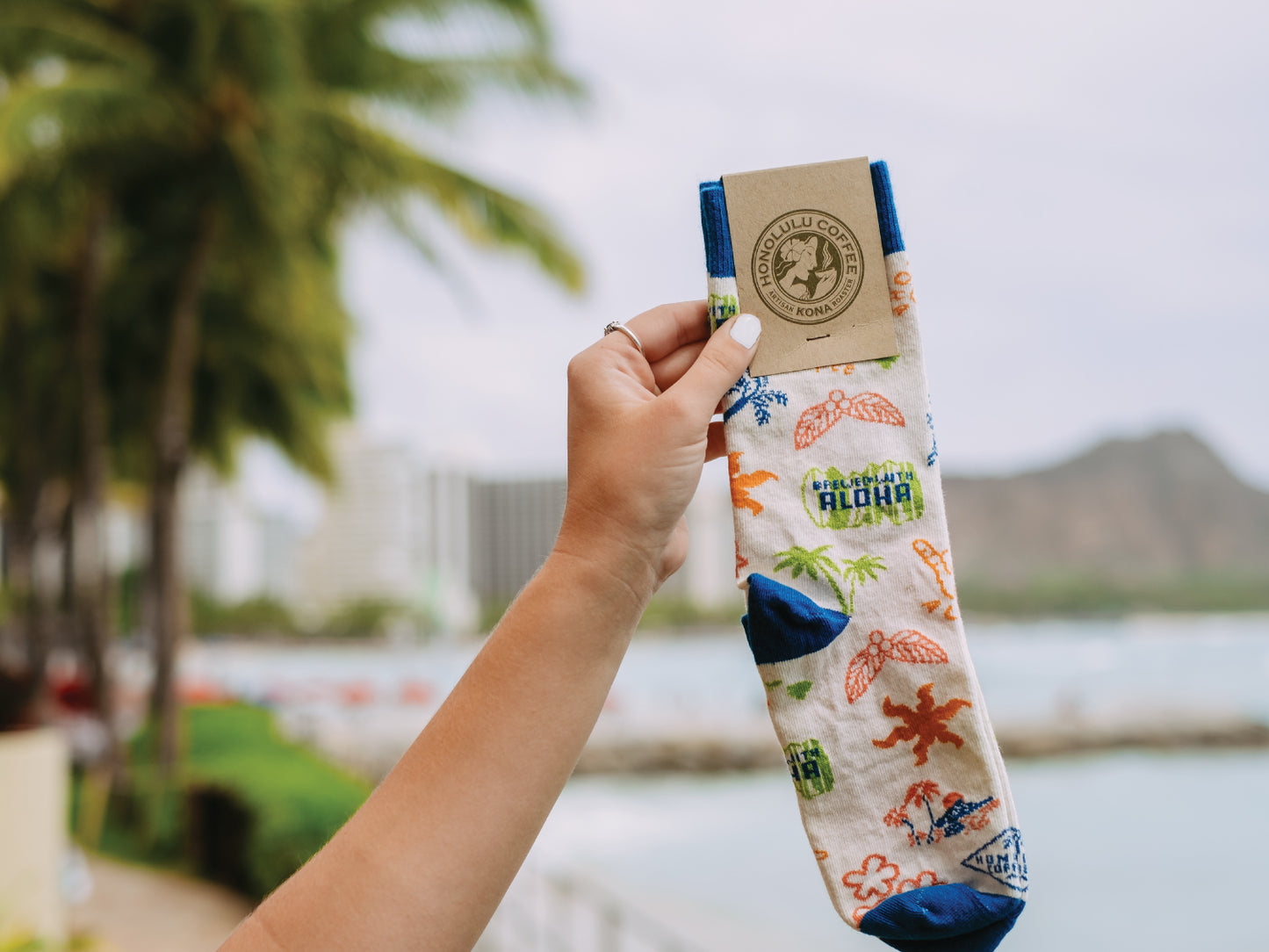 Socks Tropical Design