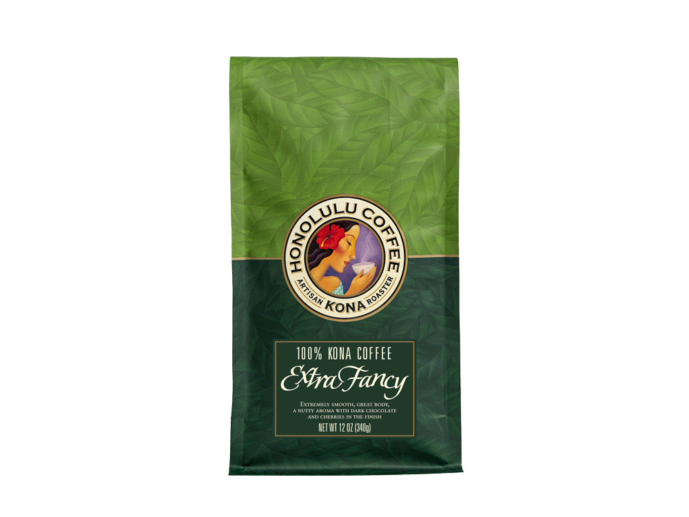 Kona Extra Fancy Coffee 12 Ounce Bag