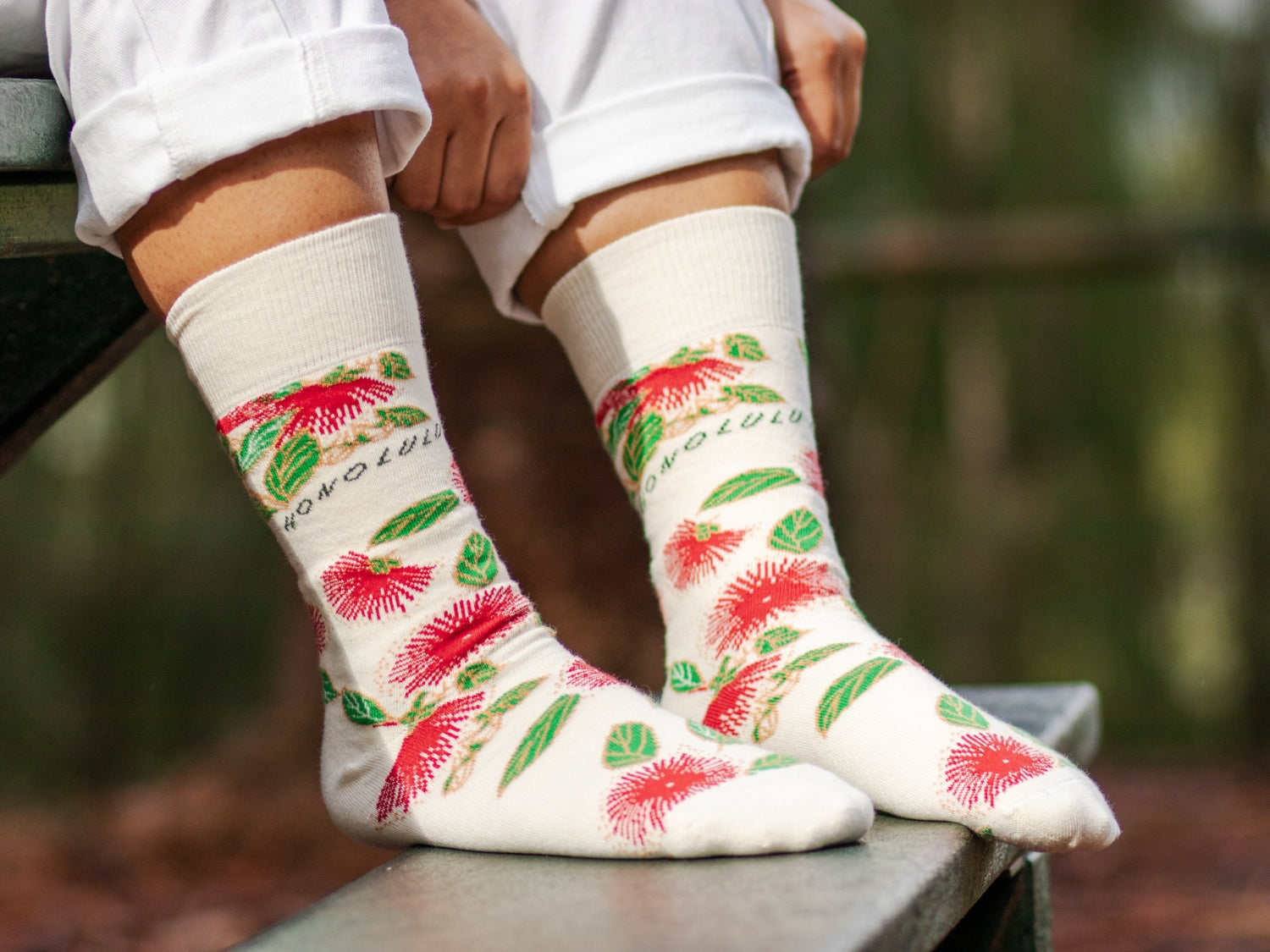 Ōhi'a Lehua Socks