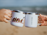 Surfer Girl "Aloha" Camper Mug